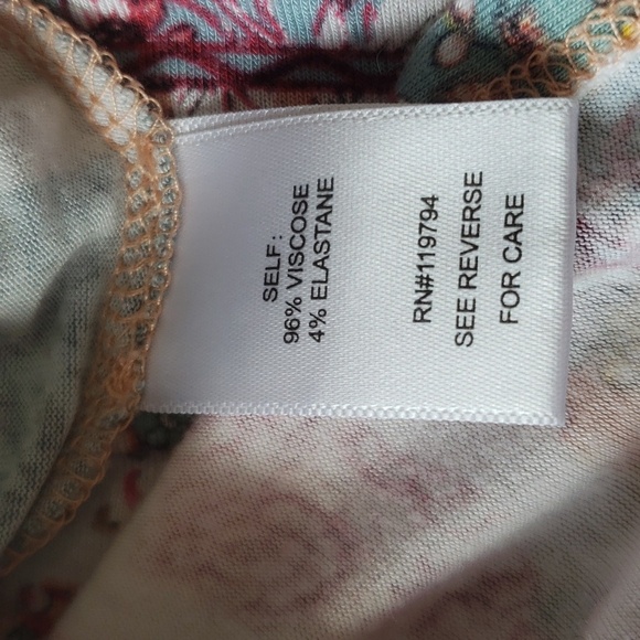 Unity World. Adorable Boho Tunic; Adjustable Sleeves; Notched Neckline; Size 1X - Picture 13 of 16